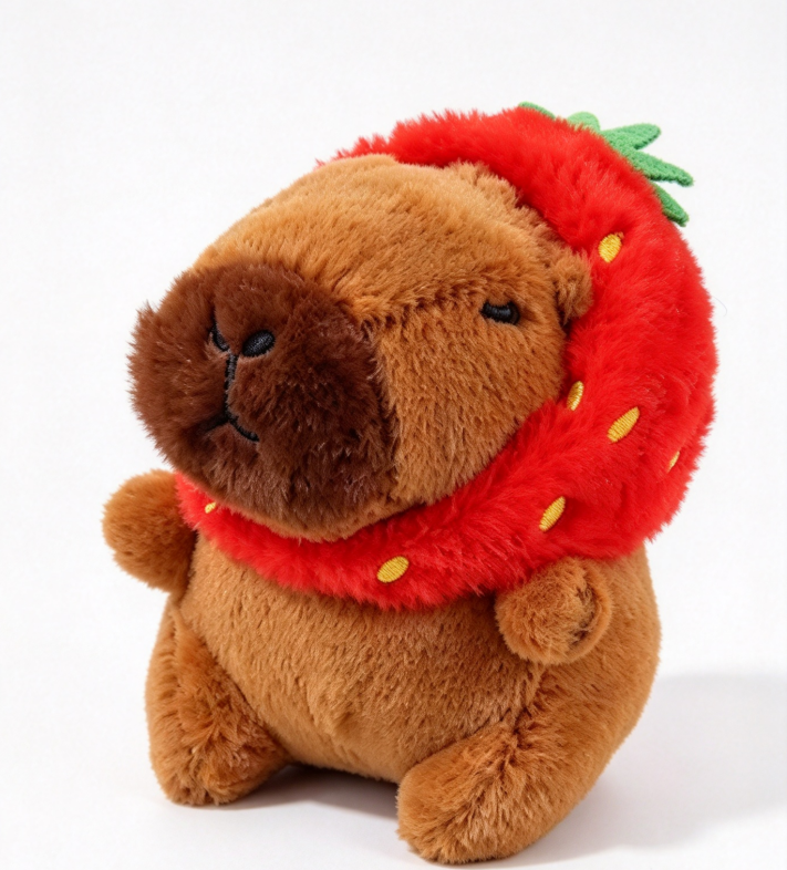 Strawberry Capybara Plush