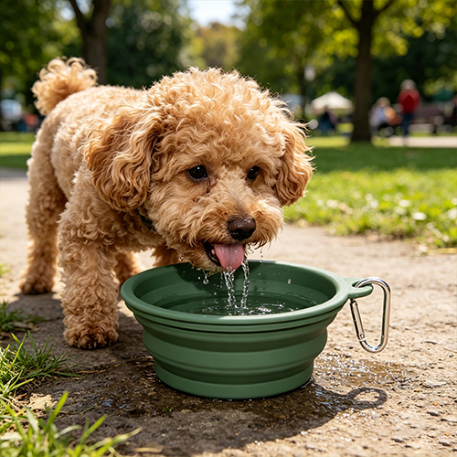 Foldable Silicone Pet Bowl