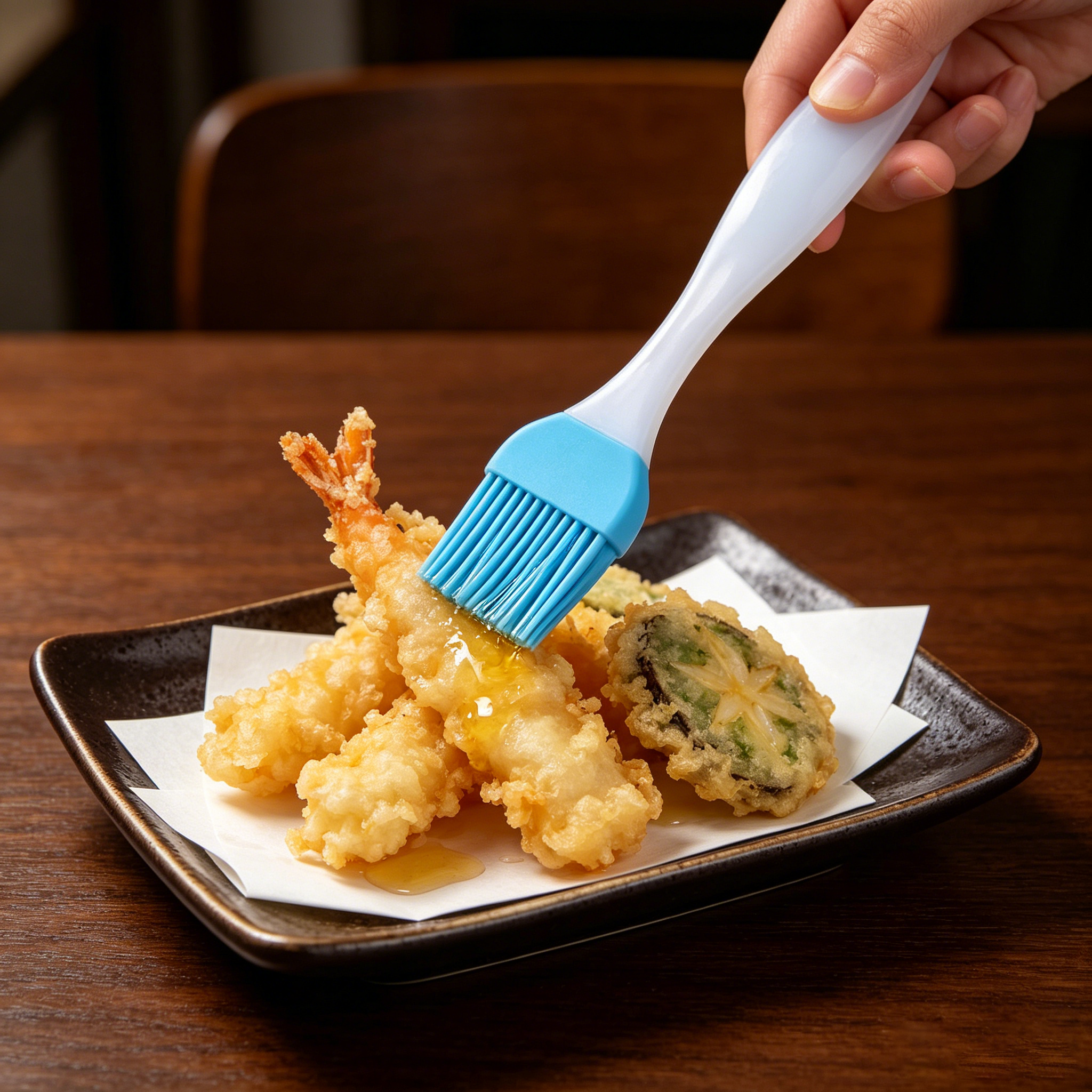 Silicone Oil & Pastry Brush