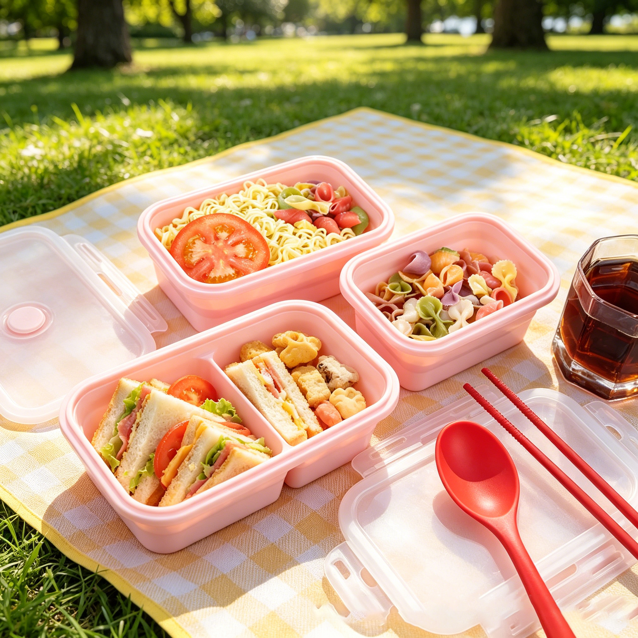Foldable Silicone Lunch Box