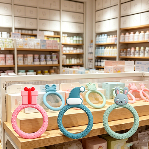 Wristband-Style Silicone Teether