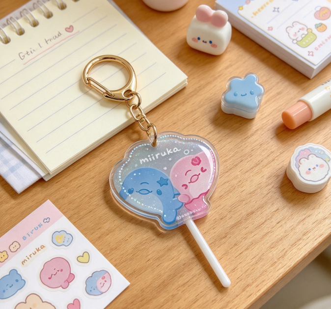 miiruka Lollipop Acrylic Keychain