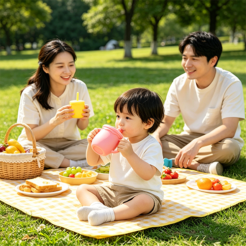 Food-Grade Silicone Baby Training Mug