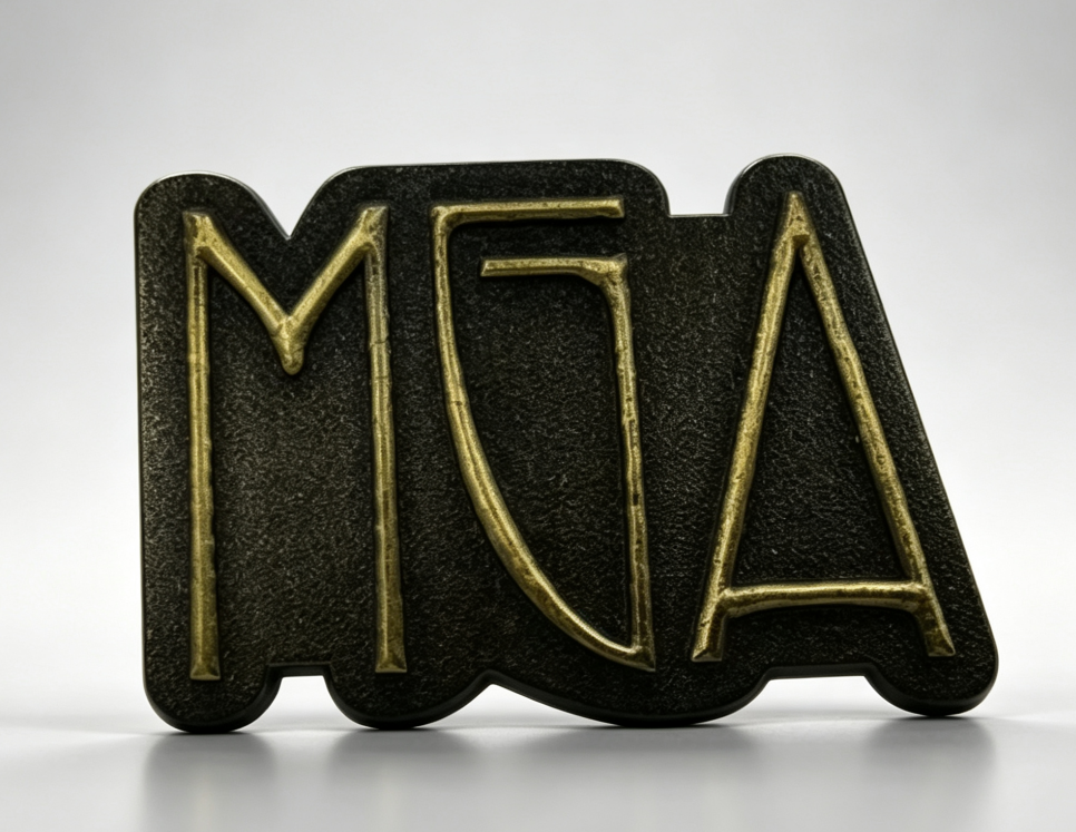 Embossed Metal Pin Badge