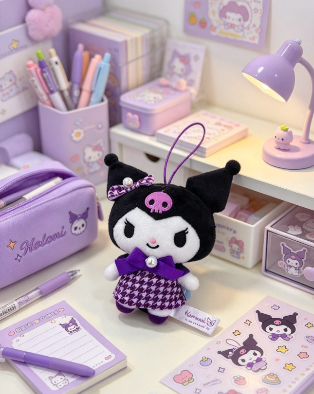 Kuromi Plush Strap
