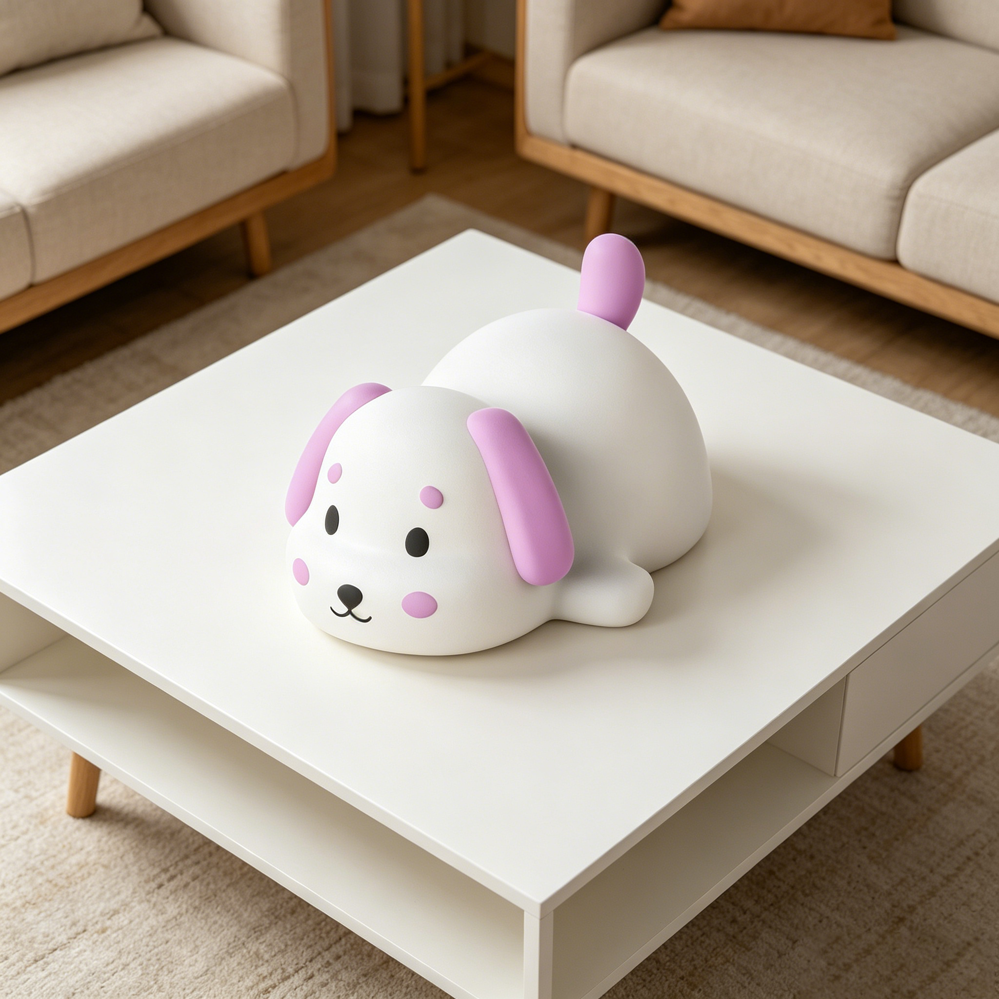 Lying Puppy Silicone Tap Light (Night Lamp)