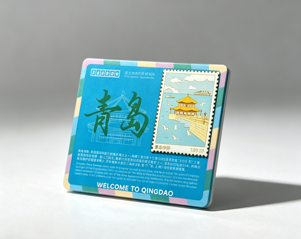 Chinese Scenery Stamp-Design Cultural Creative Fridge Magnet