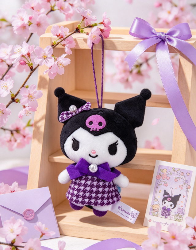 Kuromi Plush Strap