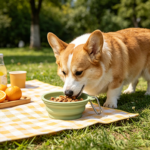 Foldable Silicone Pet Bowl