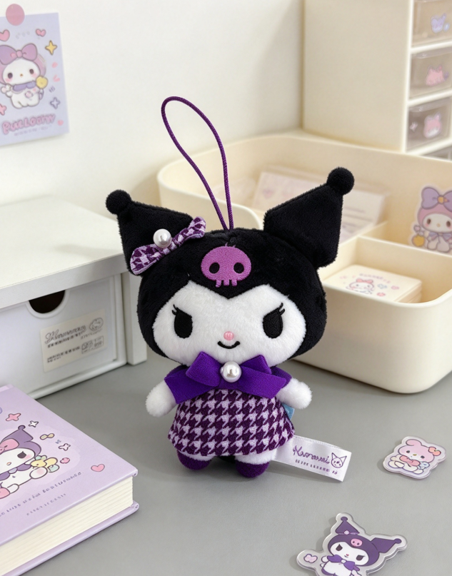 Kuromi Plush Strap