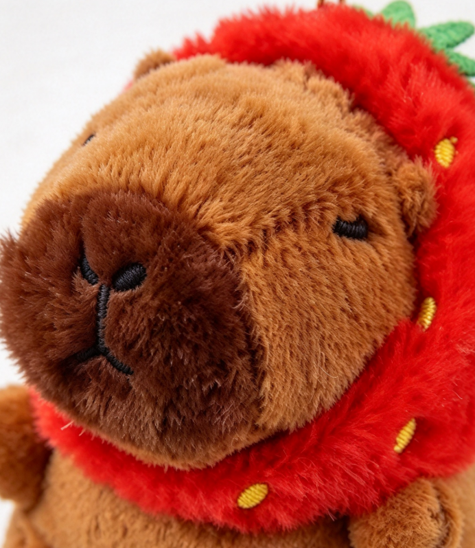 Strawberry Capybara Plush
