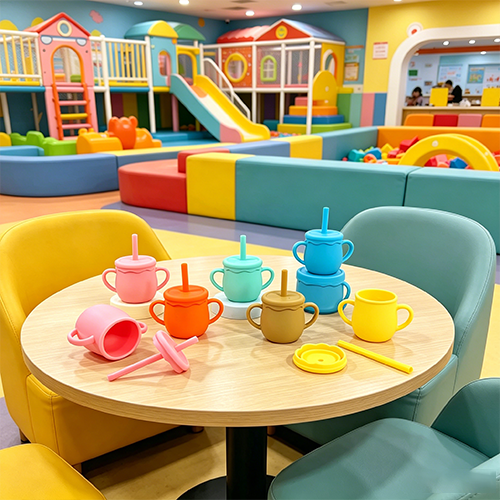 Food-Grade Silicone Baby Training Mug