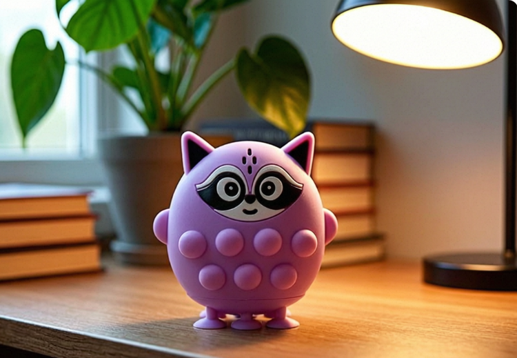 Character Push-Pop Silicone Stress Relief Toy