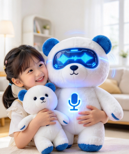 AI Voice-Interactive Plush, Cyber Bear