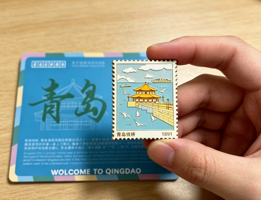 Chinese Scenery Stamp-Design Cultural Creative Fridge Magnet