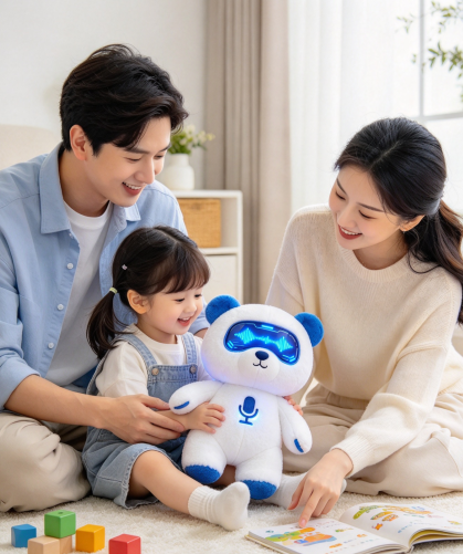 AI Voice-Interactive Plush, Cyber Bear