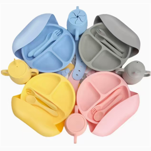 Baby Silicone Weaning Feeding Set