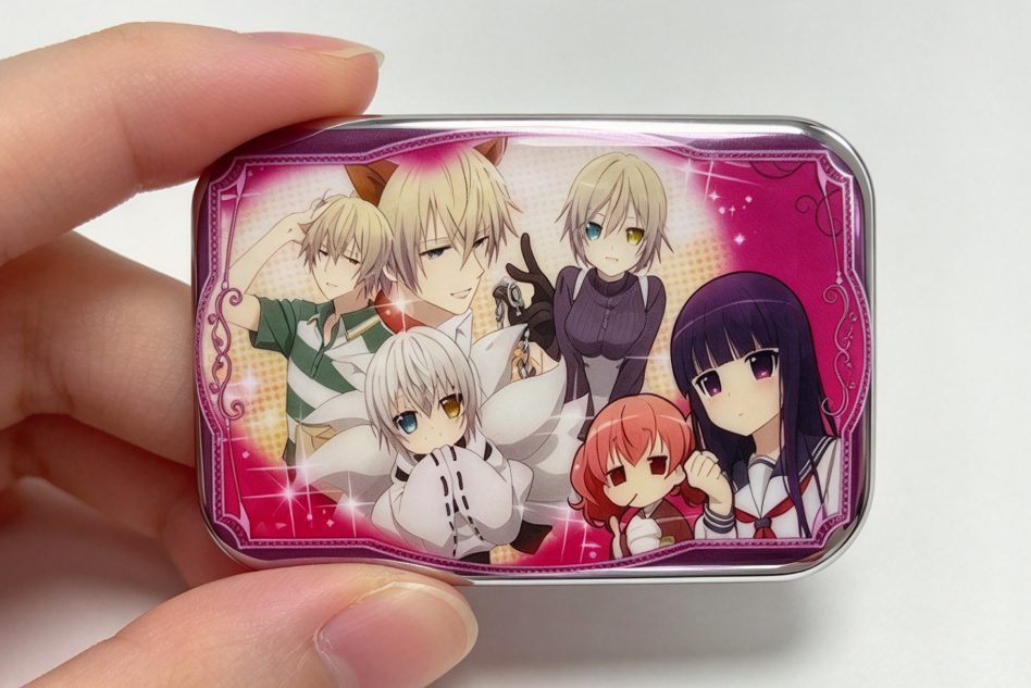 Rounded-Rectangle Tin Badge