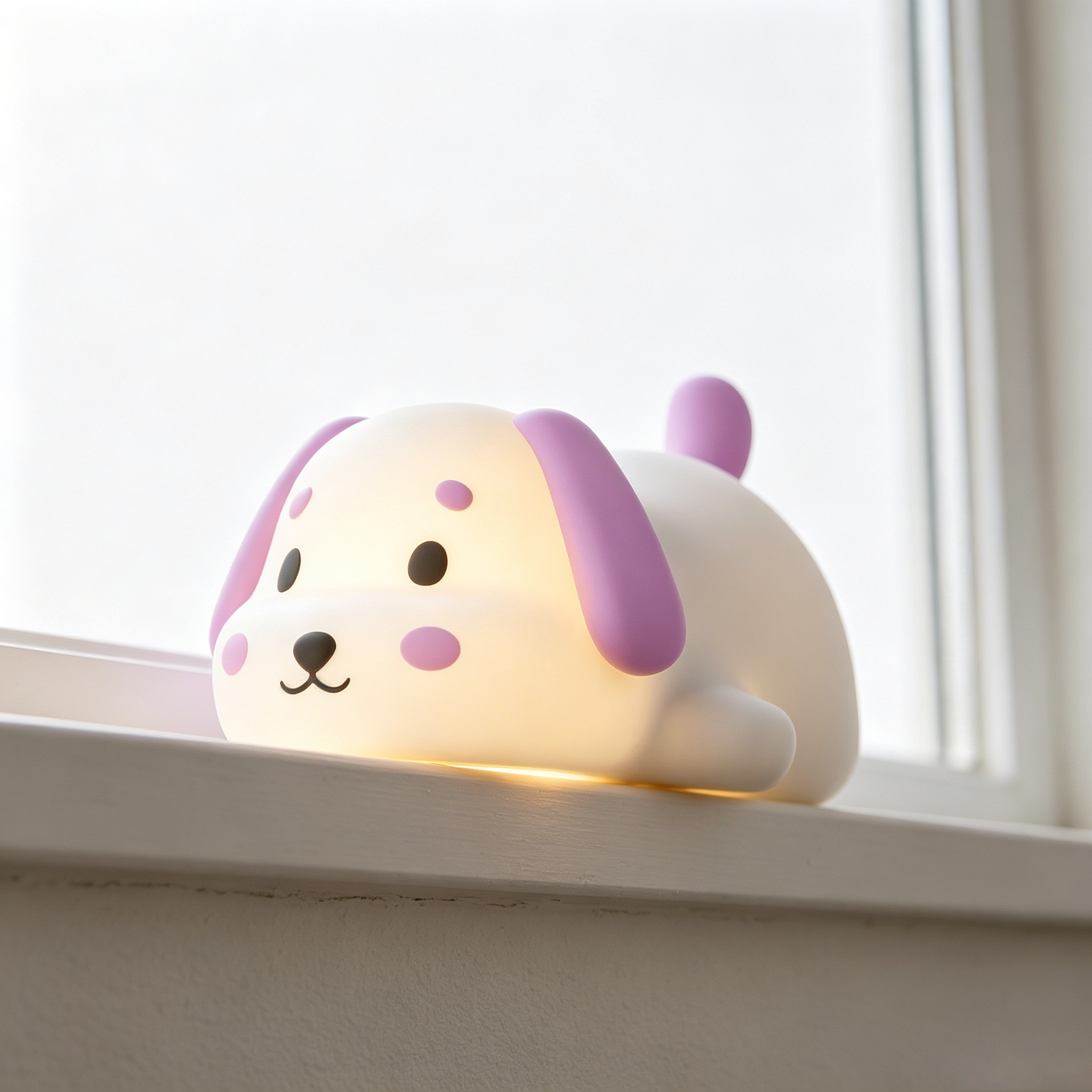 Lying Puppy Silicone Tap Light (Night Lamp)