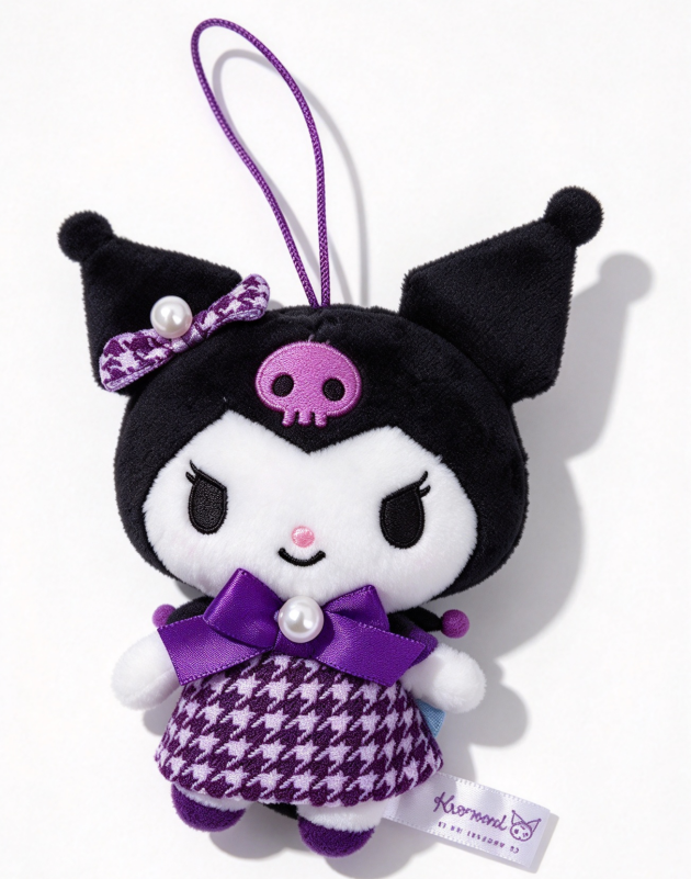 Kuromi Plush Strap